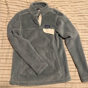 Women’s Patagonia Re-Tool snap T Gray Fleece pullover